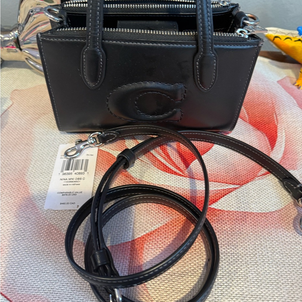 Black Coach Mini Nina